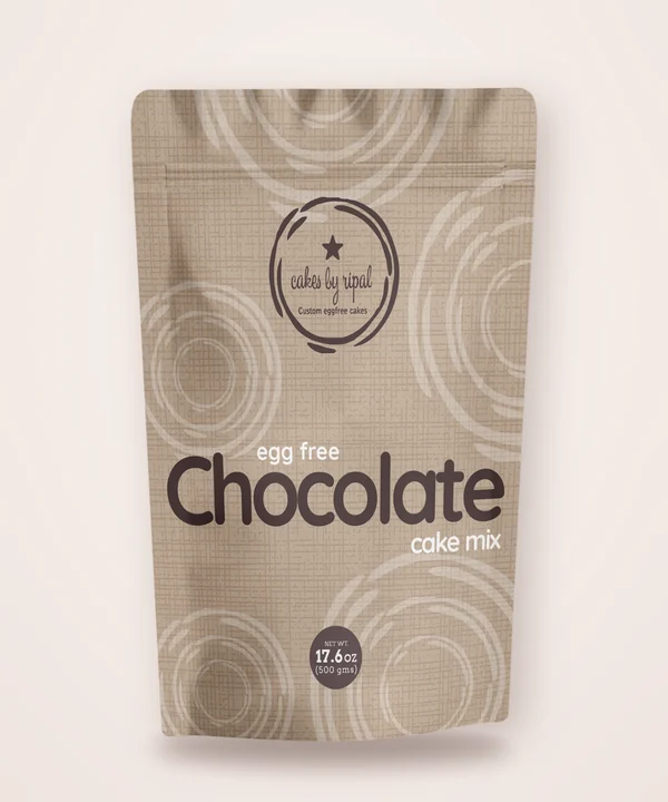 Cakes by Ripal egg-free Chocolate cake mix pouch, 17.6 oz