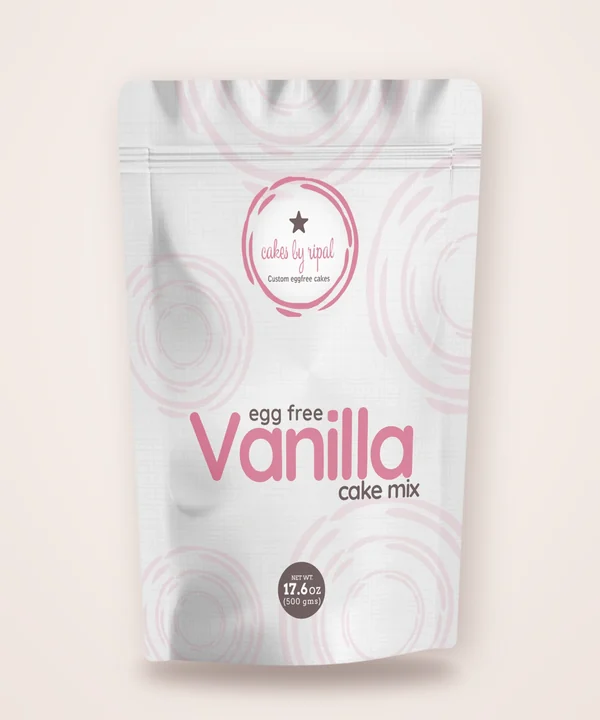 Cakes by Ripal egg-free Vanilla cake mix pouch, 17.6 oz